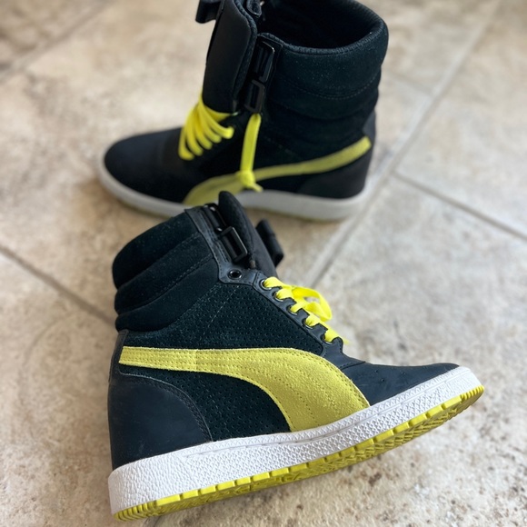 Puma - high top wedges size US 6.5 - Picture 6 of 7